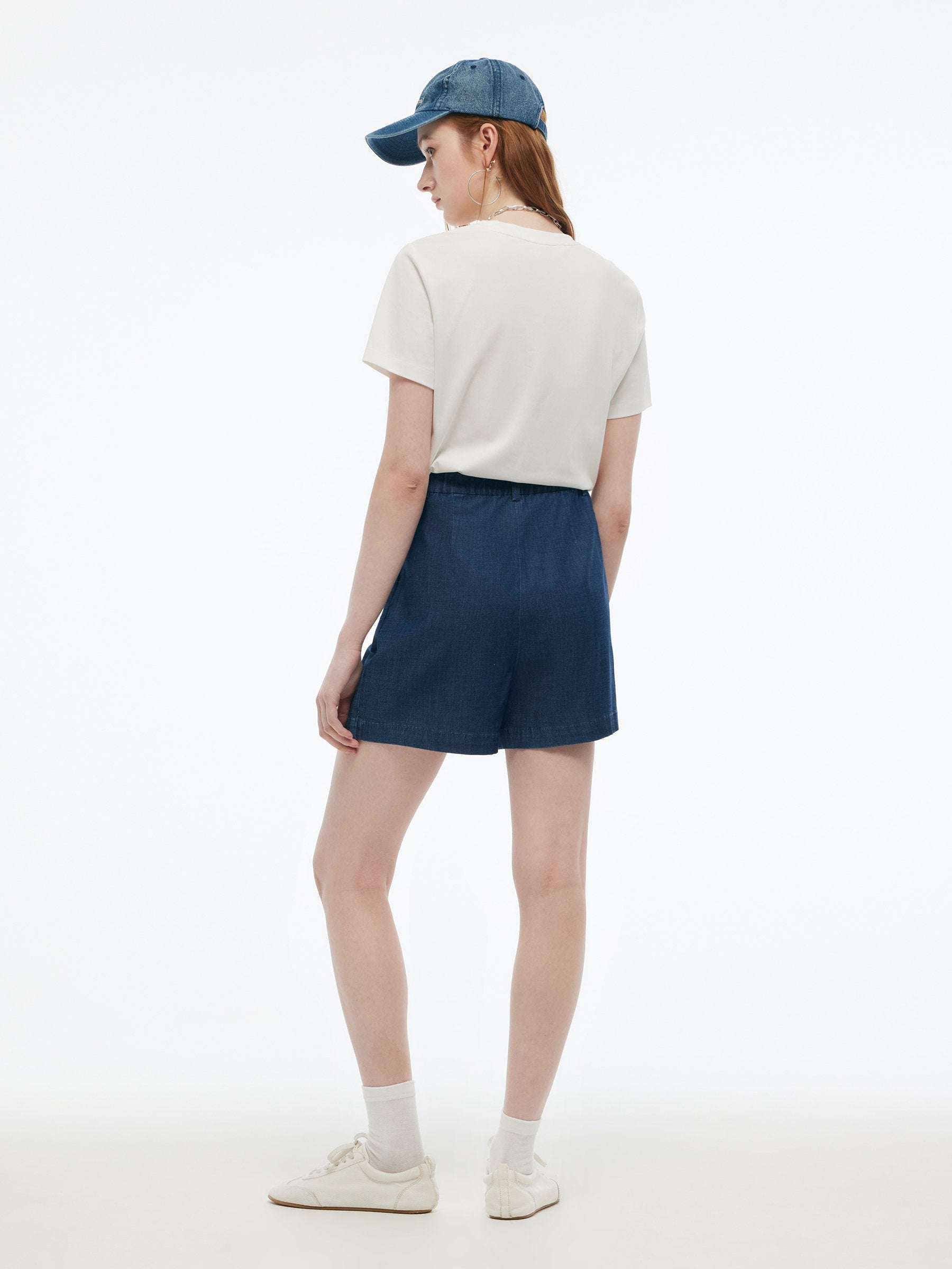 Valmere™ | Denim Pleated Culottes