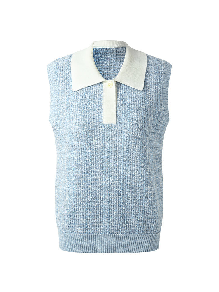 Valmere™ | Knit Polo Tank Top