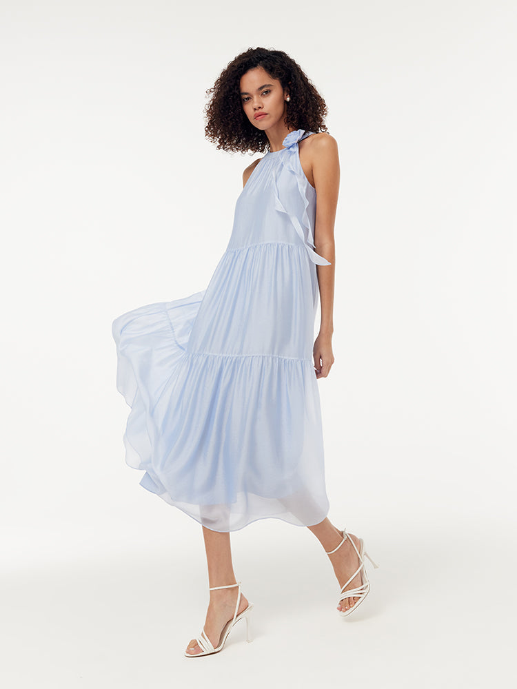 Valmere™ | Women Halter Maxi Dress