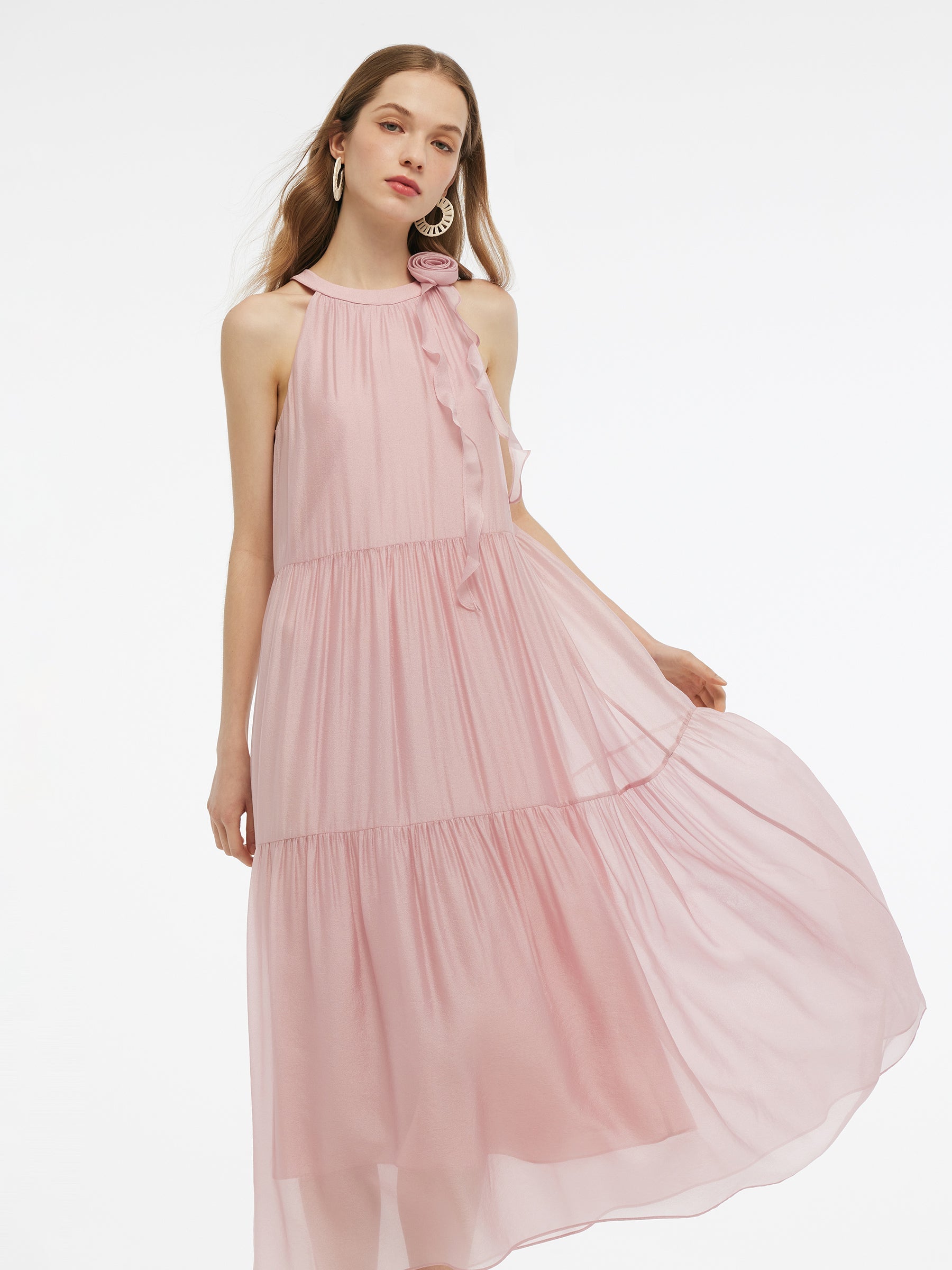 Valmere™ | Women Halter Maxi Dress