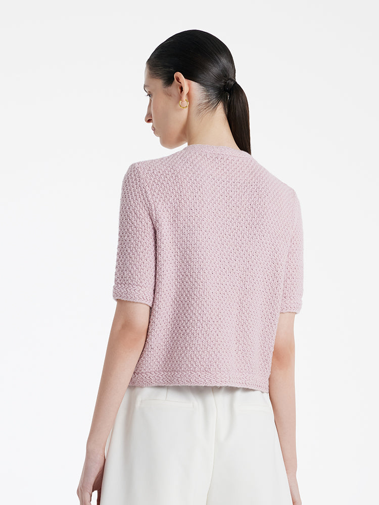 Valmere™ | Round Neck Knitted Women Cardigan