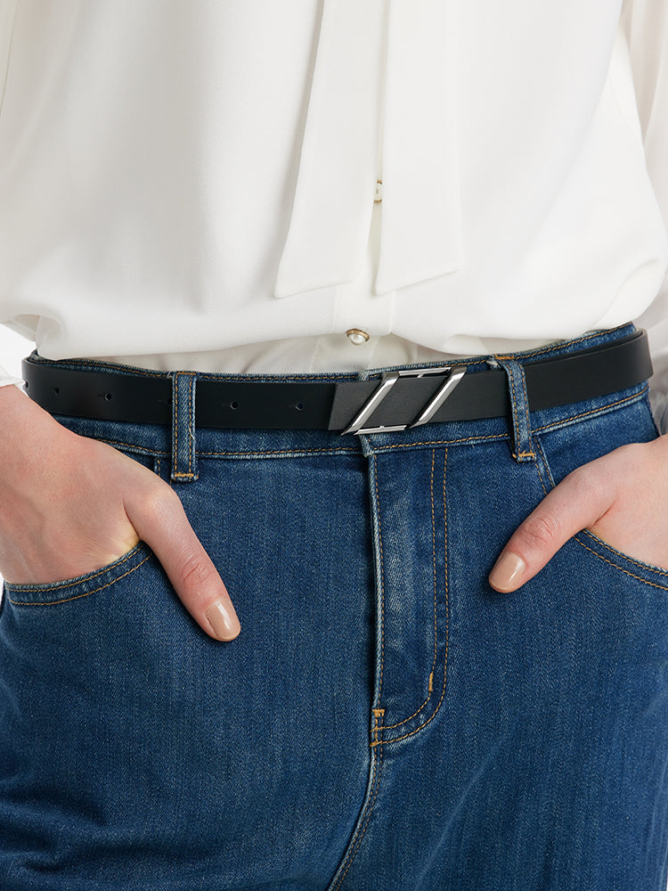 Valmere™ | Buckle Leather Women Belt