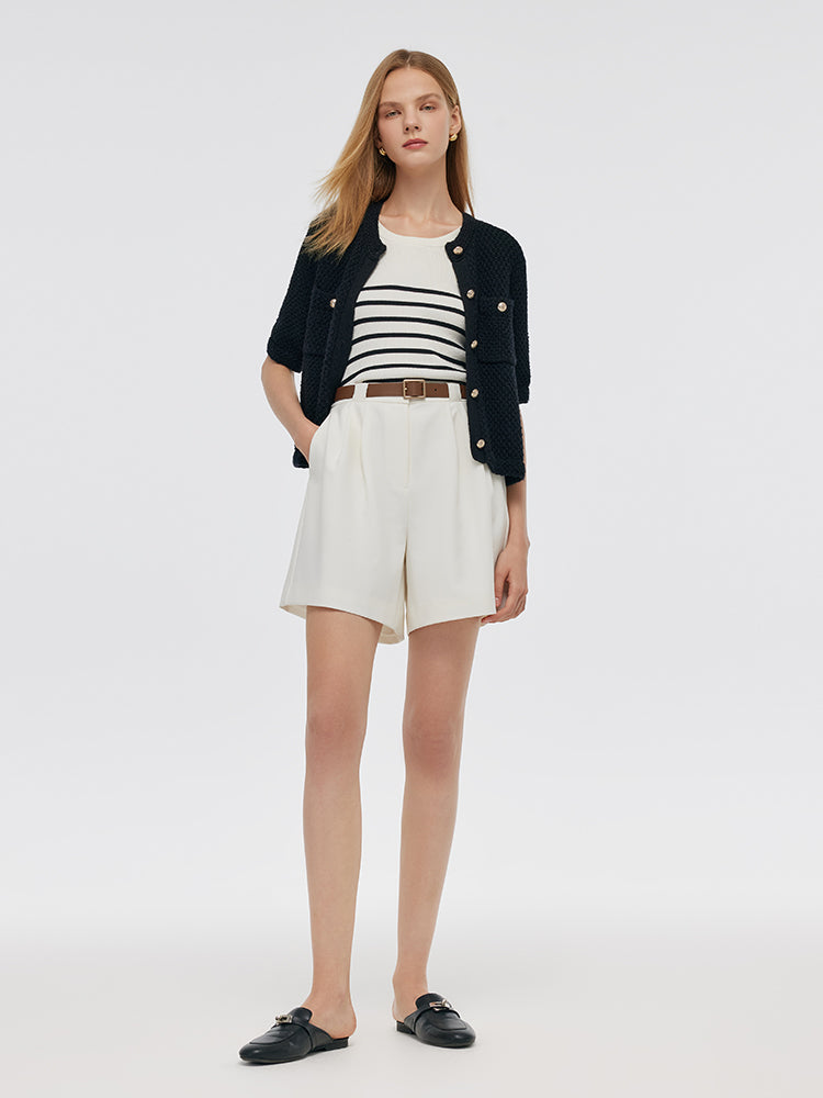 Valmere™ | Round Neck Knitted Women Cardigan