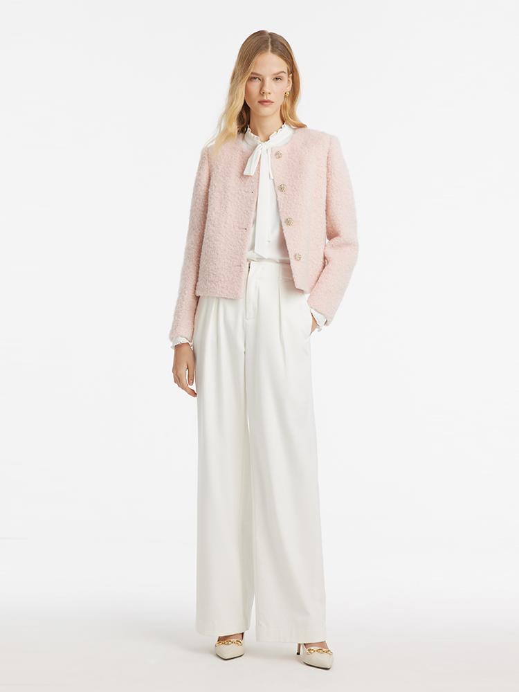 Valmere™ | Wool-Blend Crop Jacket