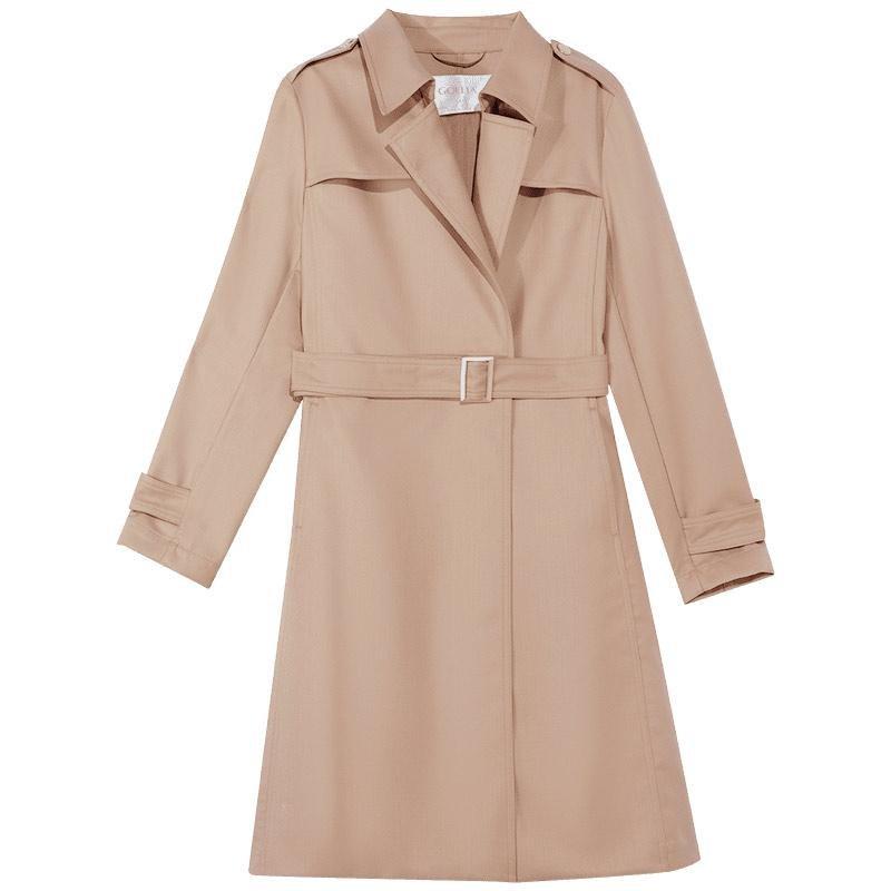Valmere™ | Woolen Trench Coat With Belt