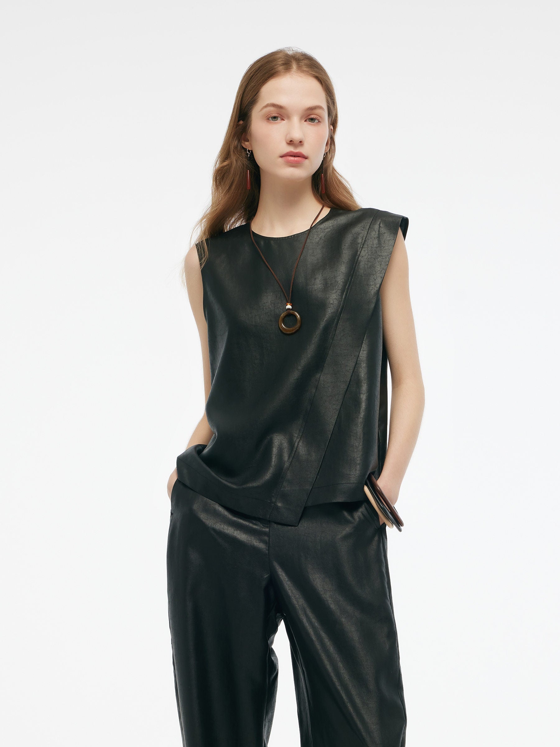 Valmere™ | 16MM Asymmetric Silk Tank Top