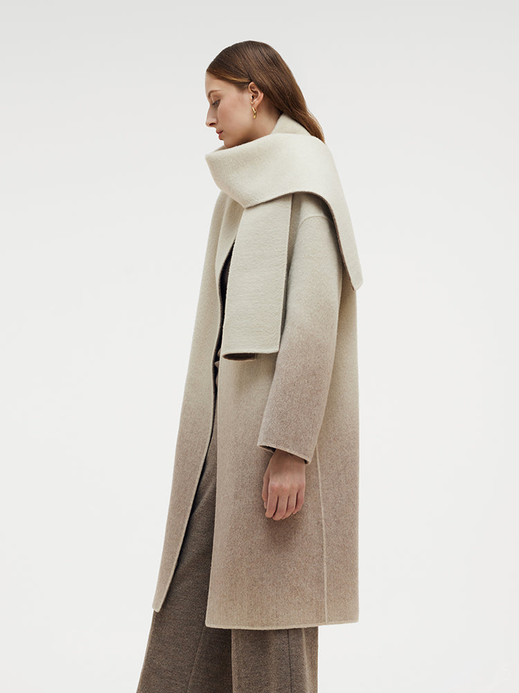 Valmere™ | Wool Blend Gradient Reversible Scarf