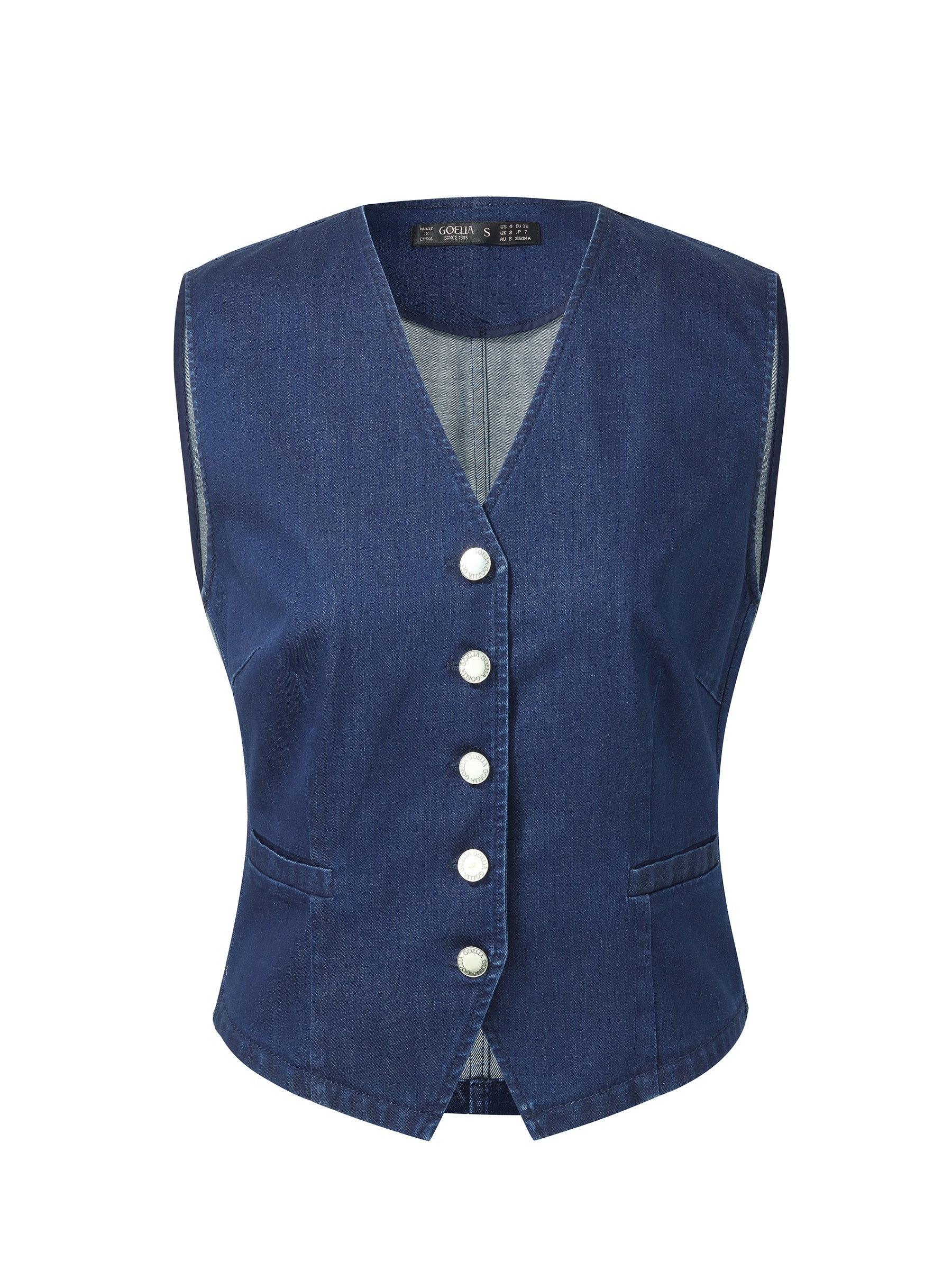 Valmere™ | Denim Stretchy Vest