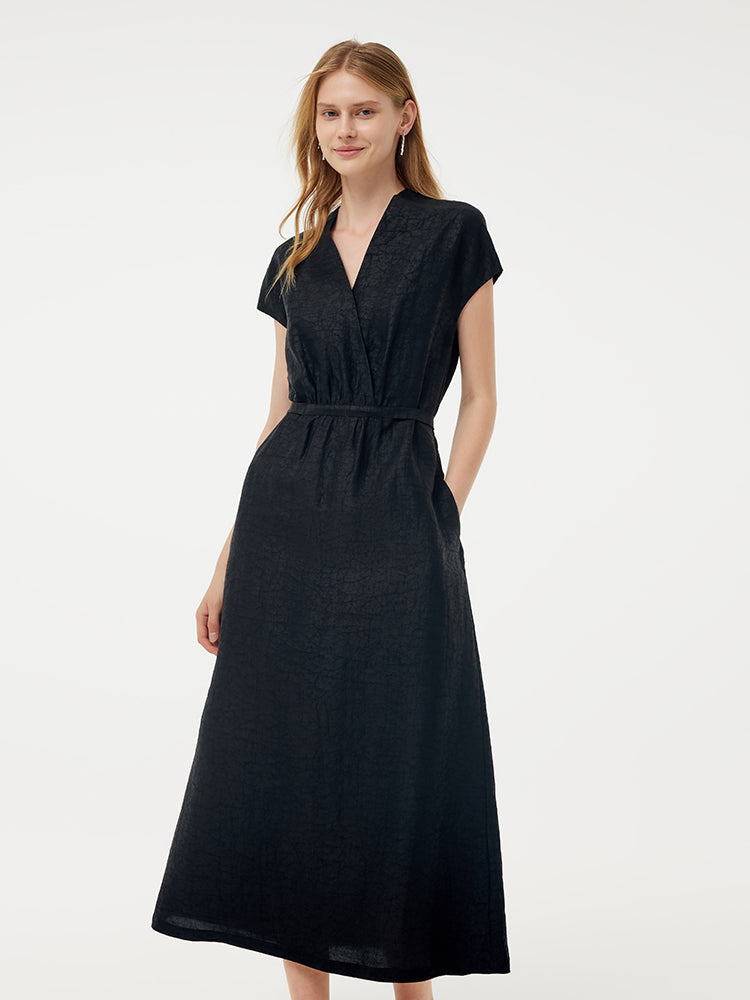 Valmere™ | Adjustable Waist Midi Dress