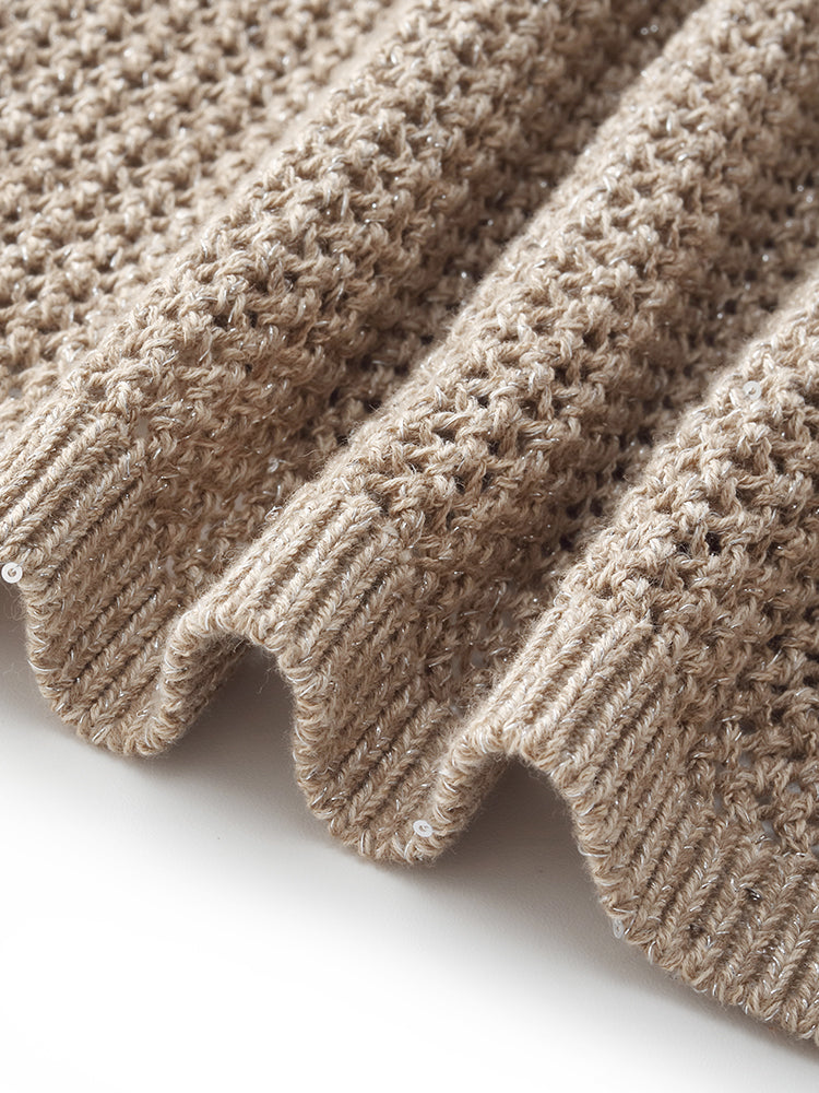 Valmere™ | Linen Open-Knit Tank Top