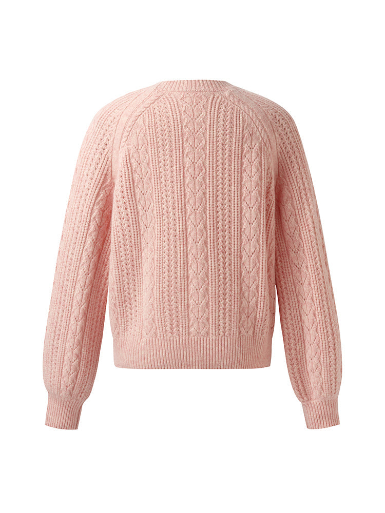 Valmere™ | Wool Blend Cable Knit Sweater