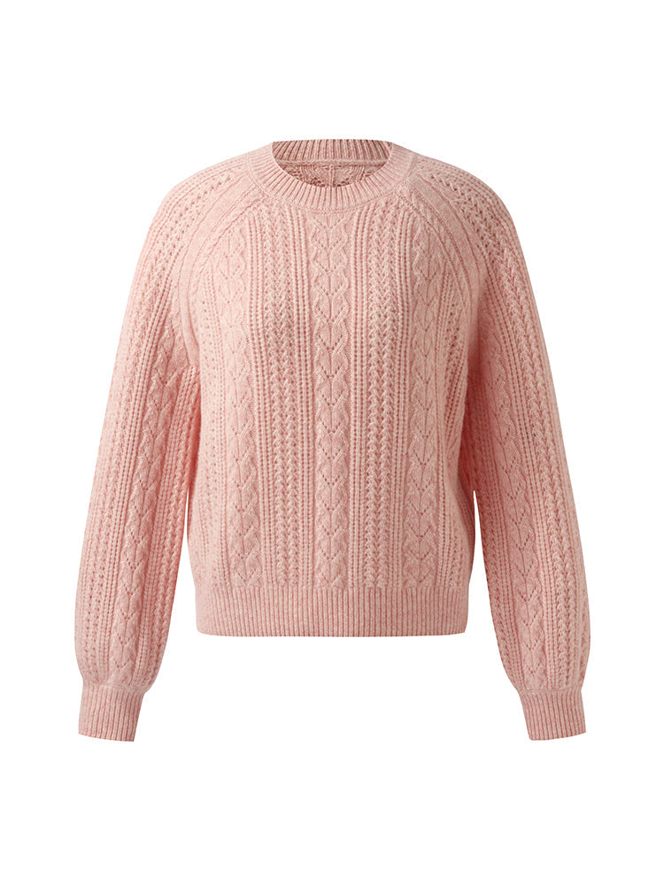 Valmere™ | Wool Blend Cable Knit Sweater