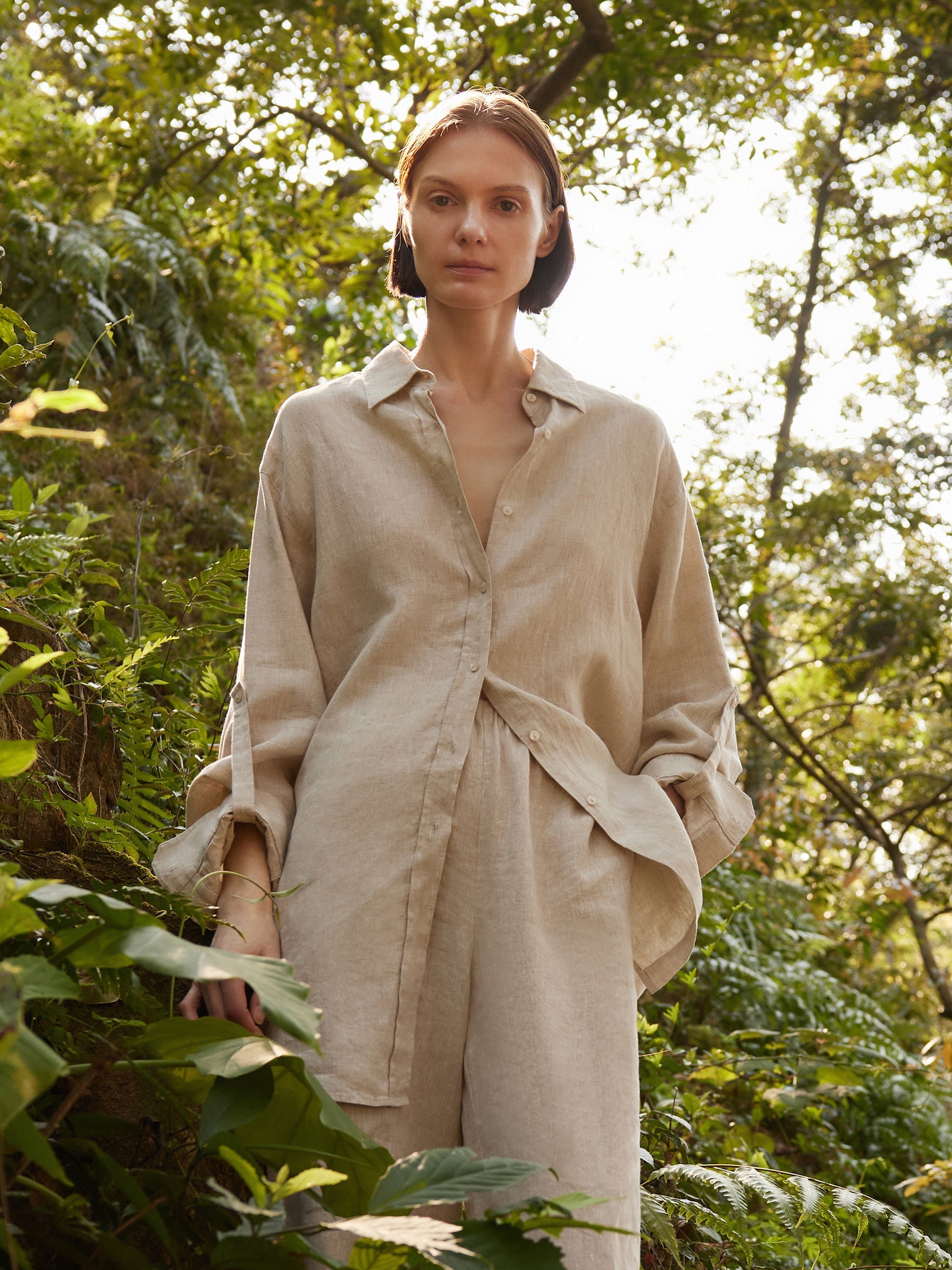 Valmere™ | 100% Linen Oversized Shirt