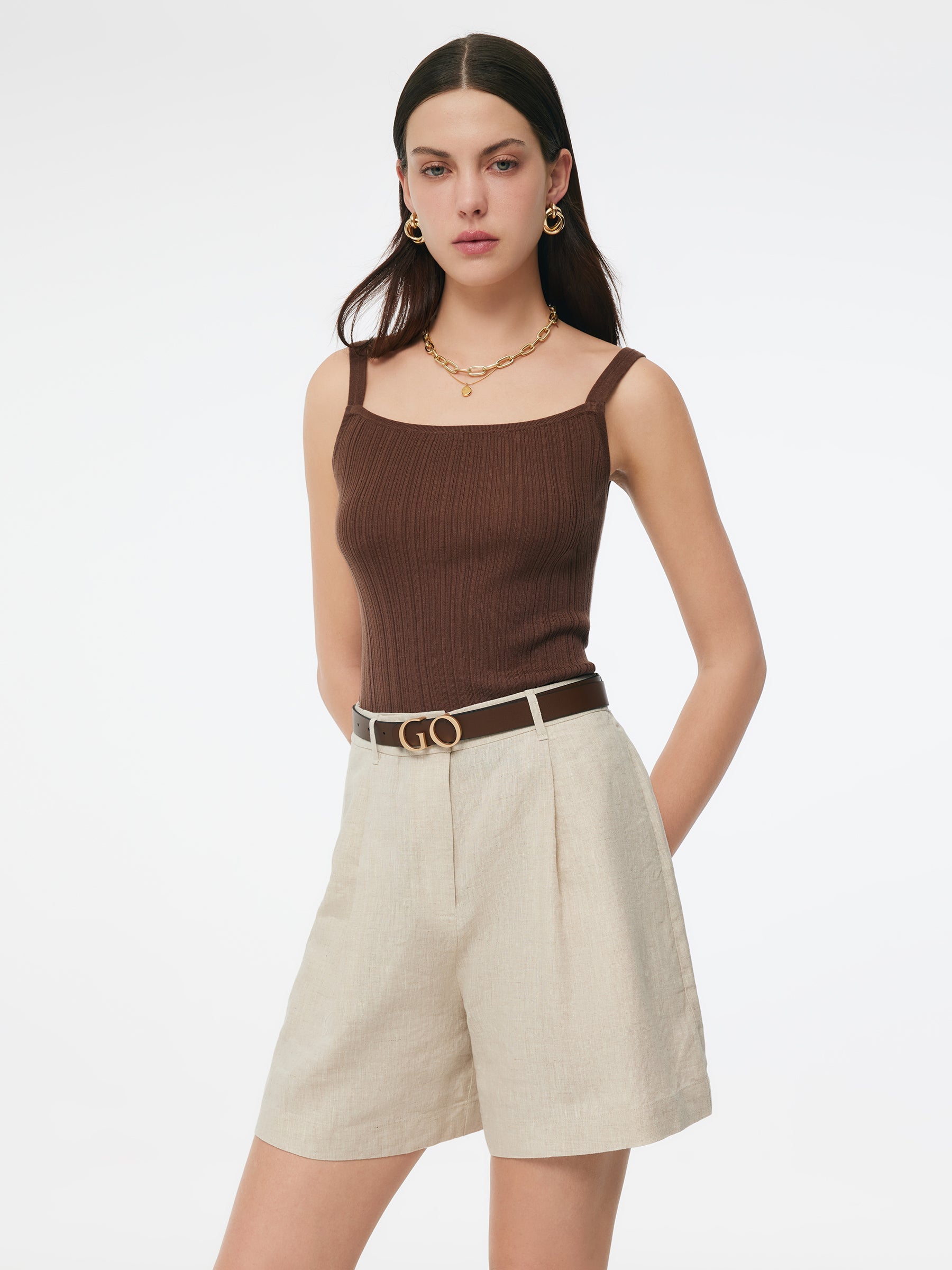 Valmere™ | 100% Linen Pocket Shorts