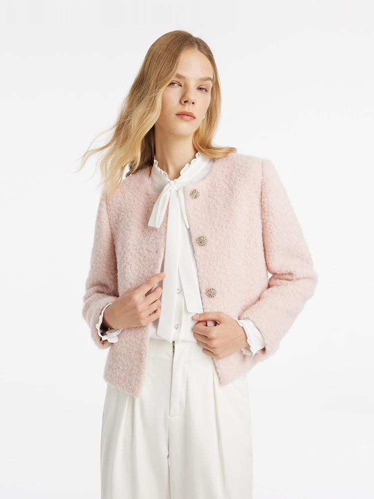 Valmere™ | Wool-Blend Crop Jacket