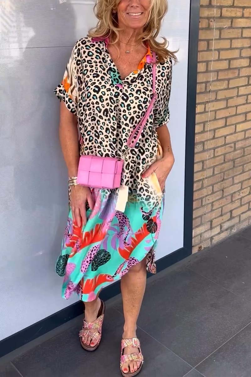 Valmere™ | Relaxed Leopard Dress