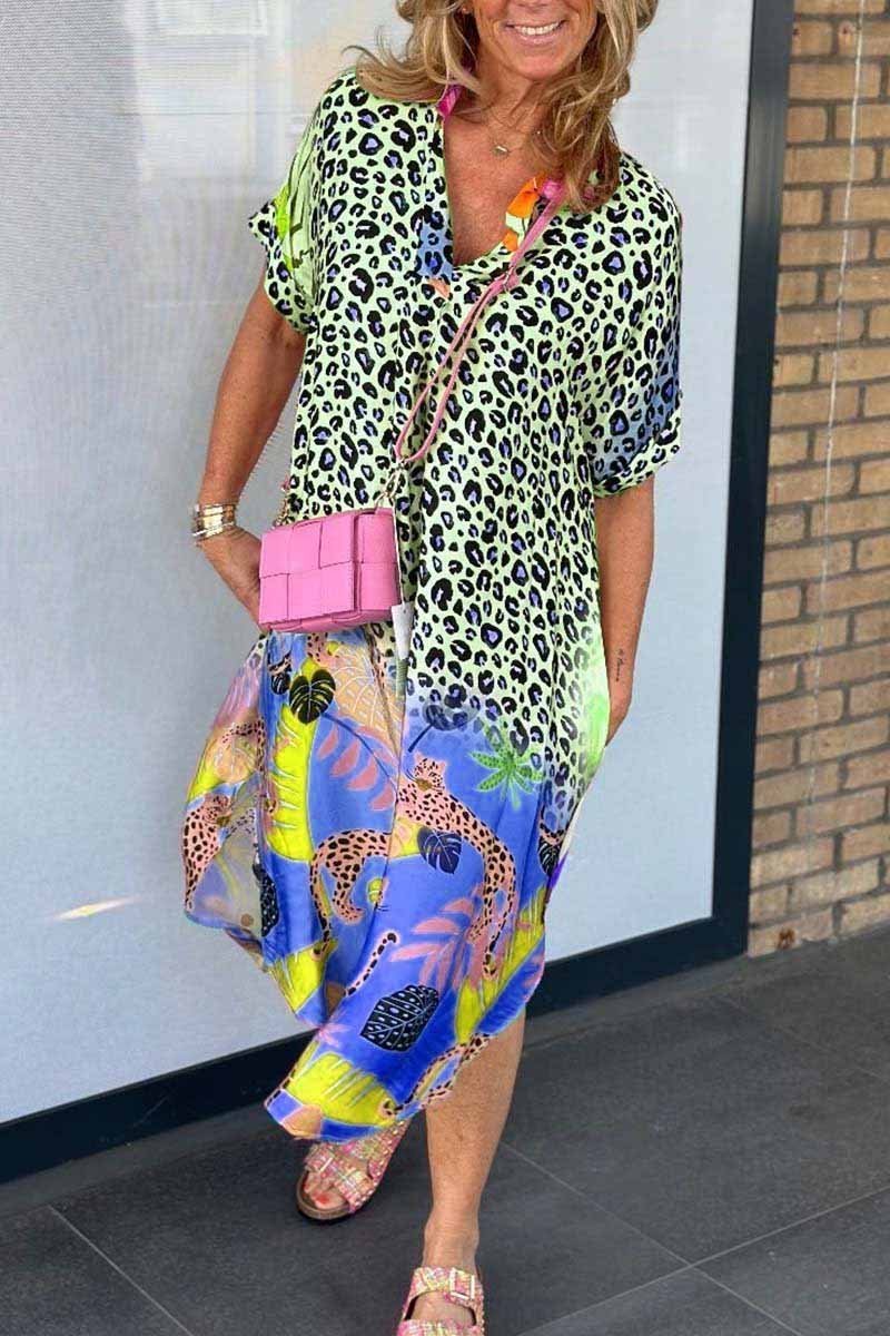 Valmere™ | Relaxed Leopard Dress
