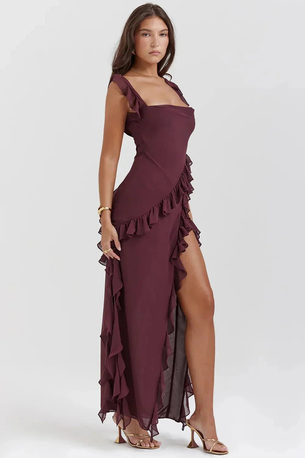 Valmere™ | Arielle Ruffle Maxi Dress