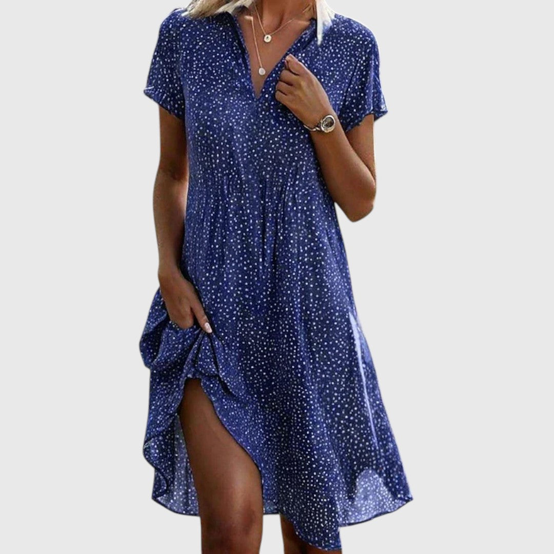 Valmere™ | Graceful Bloom Midi Dress