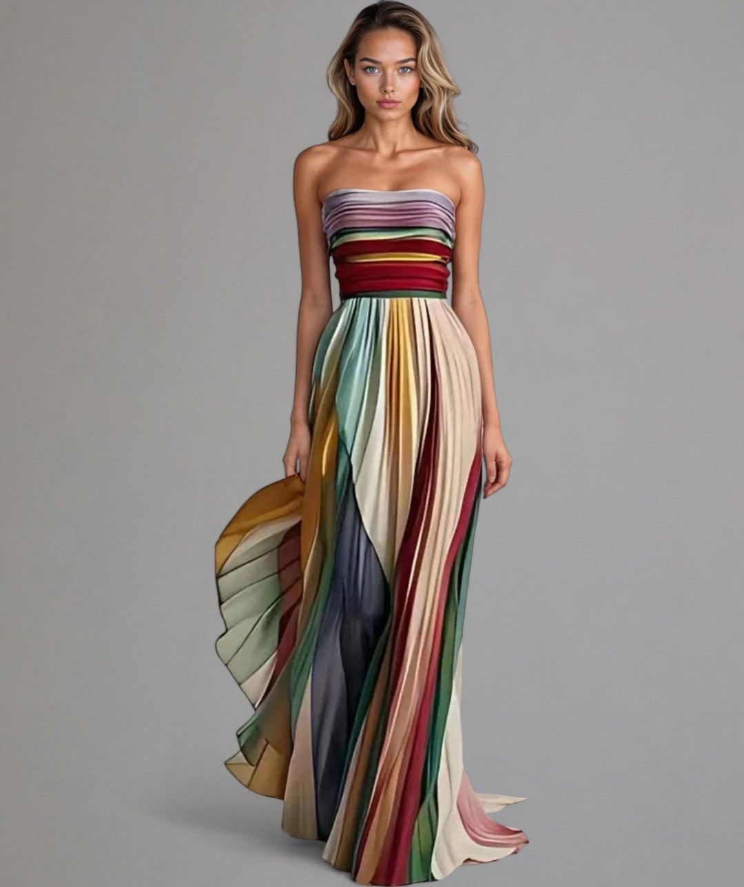 Valmere™ | Nova Elegant Strapless Dress